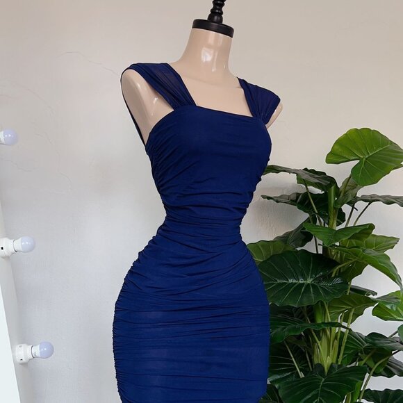 Zara Dresses & Skirts - blue dress